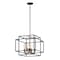 Maxim Lighting Liner 4-Light 17.75" Wide Black / Satin Brass Pendant Light 10247BKSBR - alternate 1